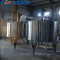 stainless steel steam heating mixing tank with speed control